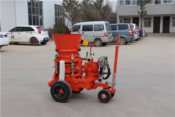 Air driven concrete spraying machine for sale