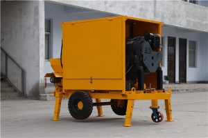 Factory sales diesel mobile concrete pump for sale