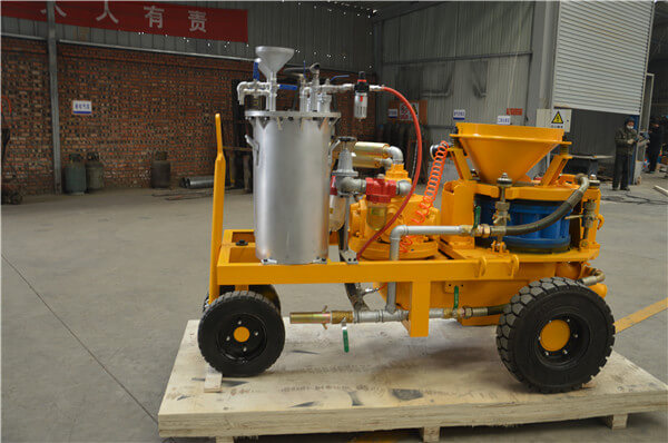 New above ground pools wet mix concrete guniting shotcrete machine sales