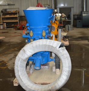 Professional manufacturer anti-explosion dry refractory spray machinery 