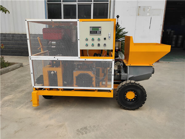 Diesel engine small secondary construction concrete pump for sale