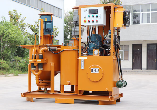 High-efficiency grout mixing station plant in Russia