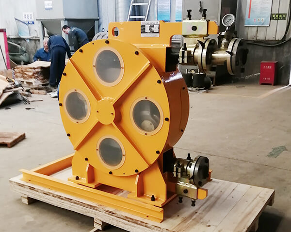 hose conveying cement extrusion pump for building
