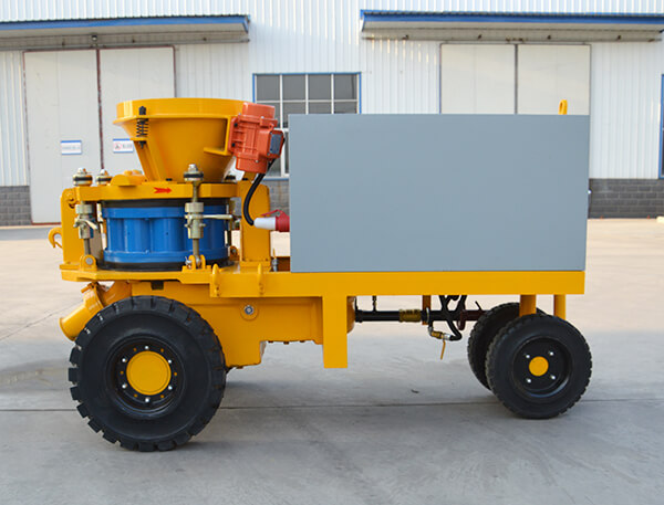 wet concrete shotcrete pump sprayer machine for tunnel 