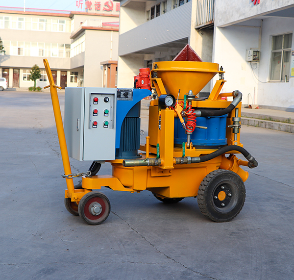 Portable refractory gunite shotcrete pump equipment