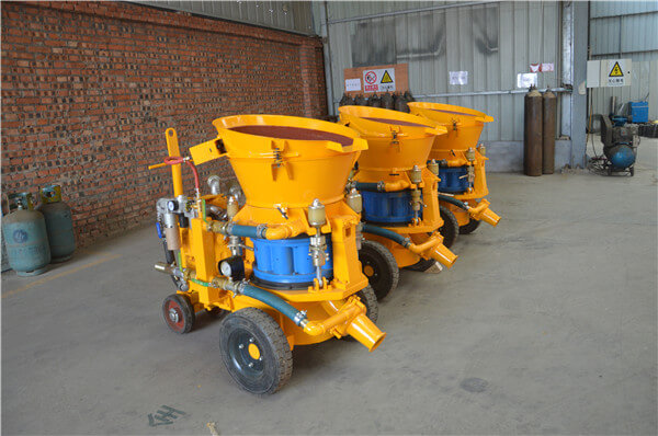 Air-driven concrete spraying machine for sale