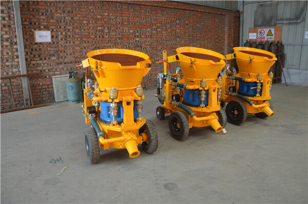 Air-driven concrete spraying machine for sale