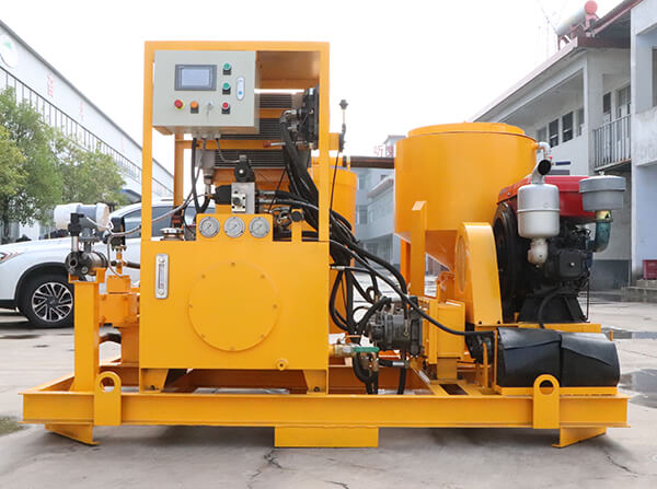 Grout mixer and pulping unit machine Saudi Arabia for sale