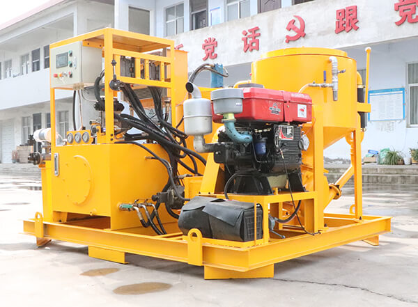 grout mixer and pulping unit machine Saudi Arabia