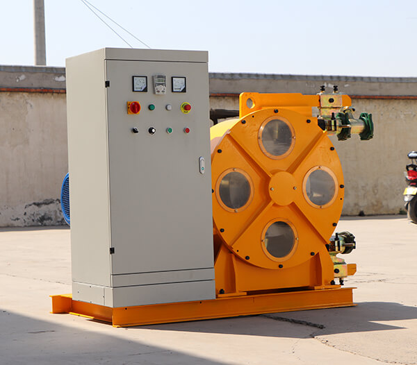 Multifunction industrial peristaltic hose pump for underground engineering