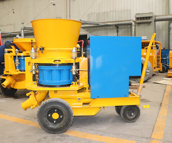 wheel gunite shotcrete machine for civil engineering