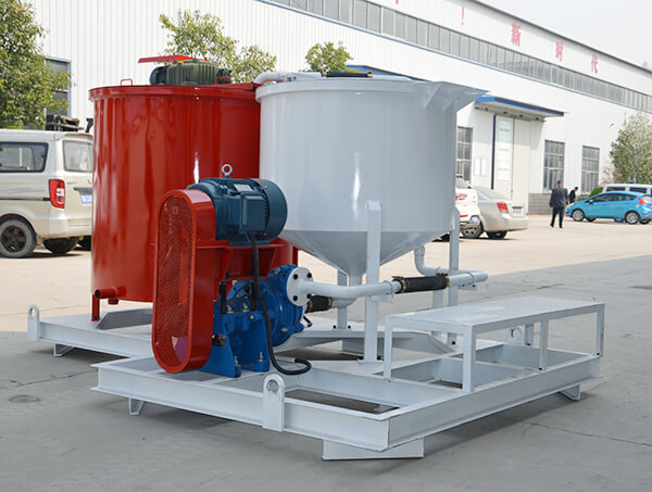 cement grout mixer and storage machine Indonesia