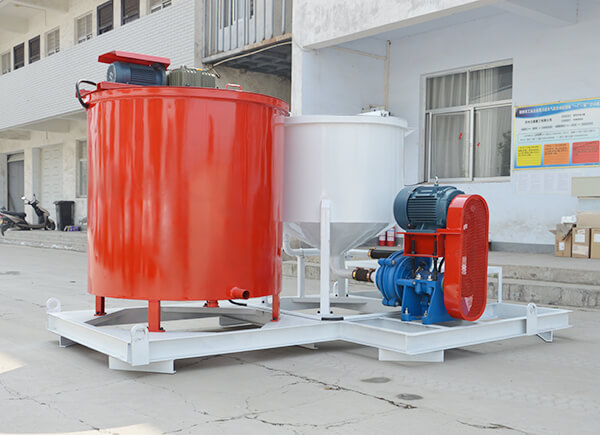 cement grout mixer and storage machine Indonesia