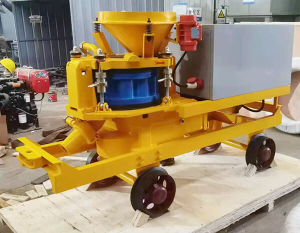 Shotcrete machine on excavation support in mining in Saudi Arabia
