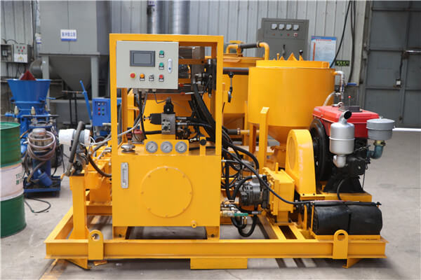 Grouting pump mixer with agitator for sale in dubai