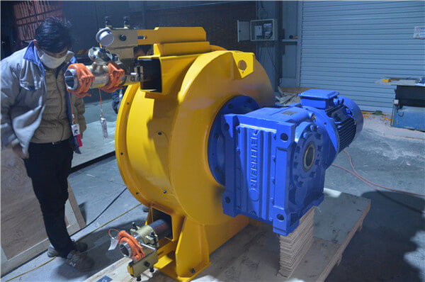 concrete peristaltic hose pump