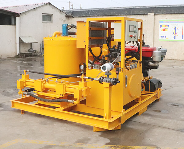 grout pump mixer with storage machine sales