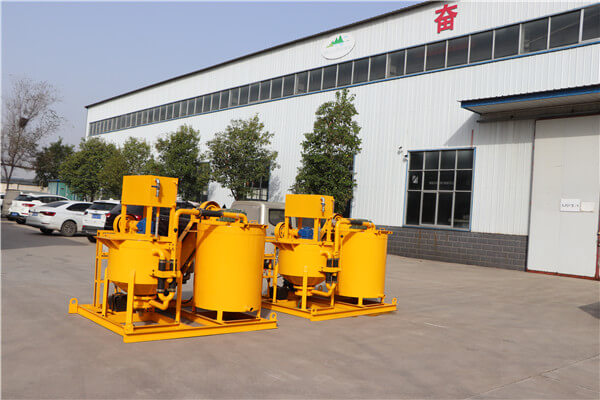 Long working life grout cement mixer and agitator for Pipe Jacking Machine