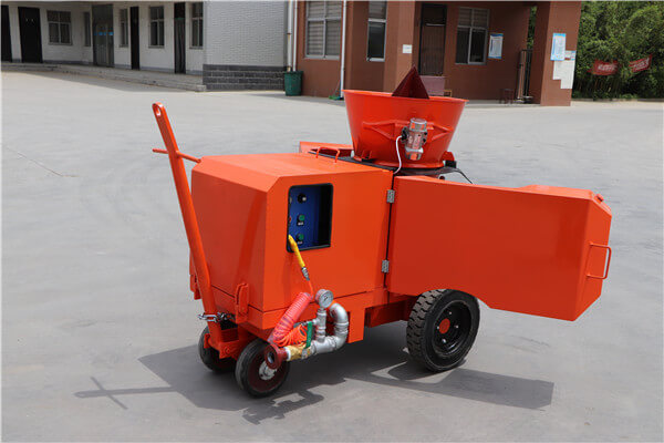 refractory gunning machine for coal mine spraying