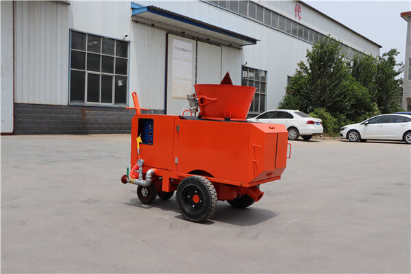 refractory gunning machine for coal mine spraying