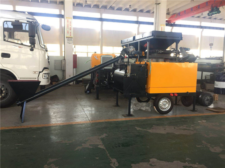 Foam concrete block mixer with pump machine price