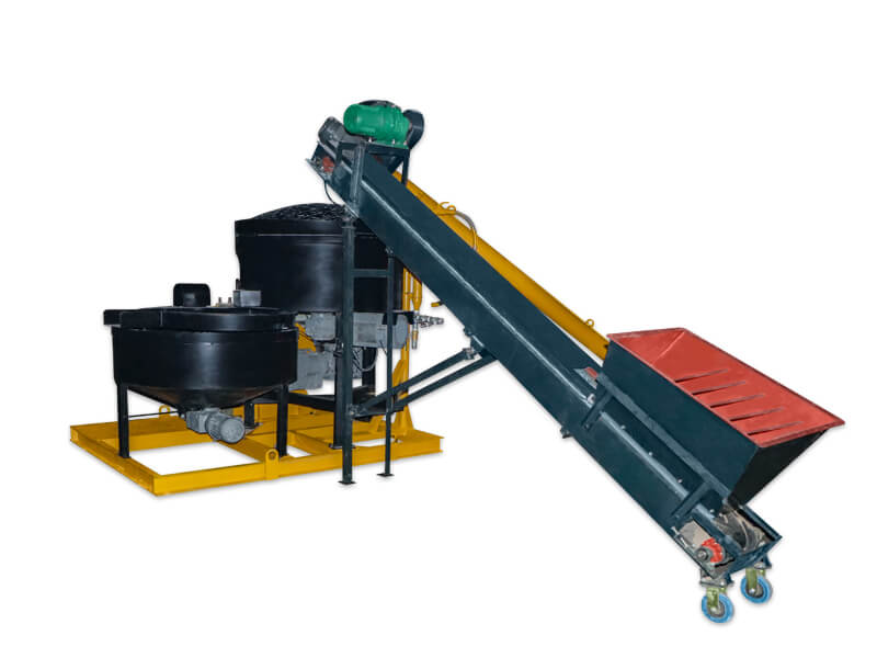 3 in 1 clc foam concrete brick making machine