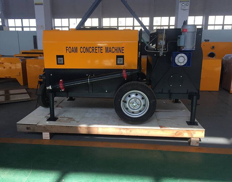 foam concrete block machine