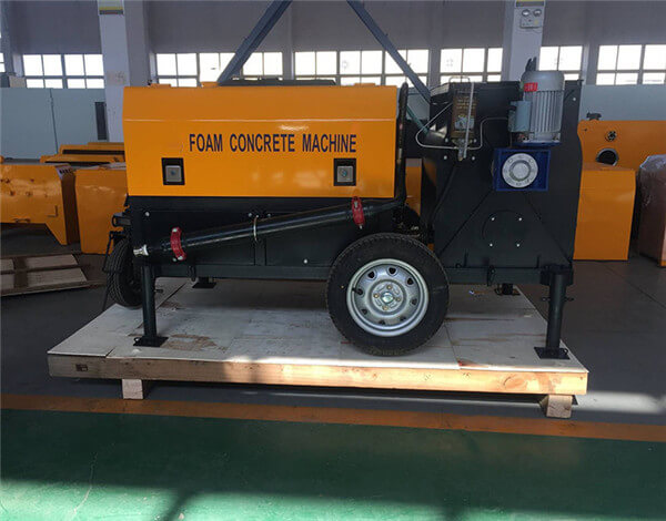 Light weight foam concrete block making machine for floor heating