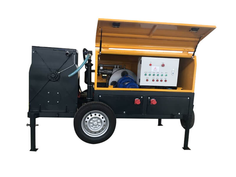 foam concrete block mixer with pump machine price