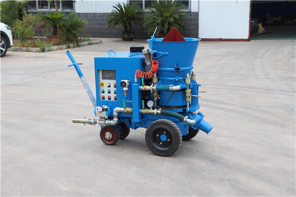 hot sale refractory trailer shotcrete machine