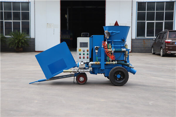 hot sale refractory trailer shotcrete machine