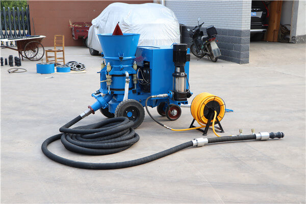 hot sale refractory trailer shotcrete machine