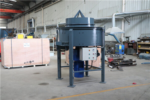 1000kg wear resistant steel line refractory pan mixer