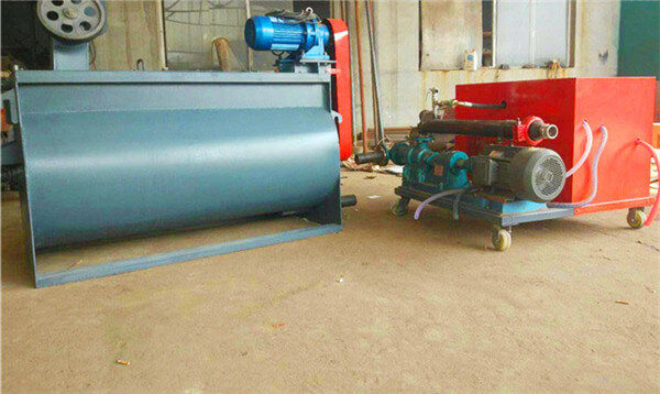 Small foam concrete pump mixing machine 