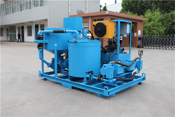  High operating efficiency cement grout station 
