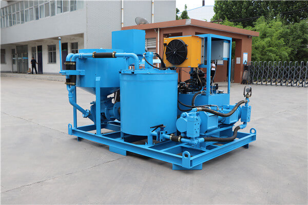  High operating efficiency cement grout station 