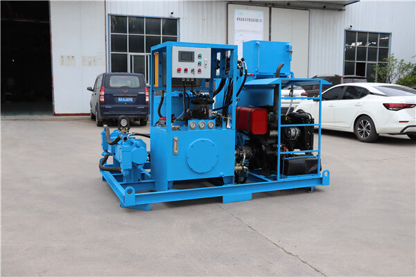  High operating efficiency cement grout station 