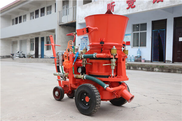 Dry mix refractory spray shotcrete machine for sale