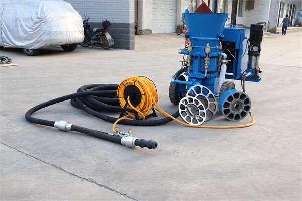 Dry refractory gunning shotcrete machine for sale