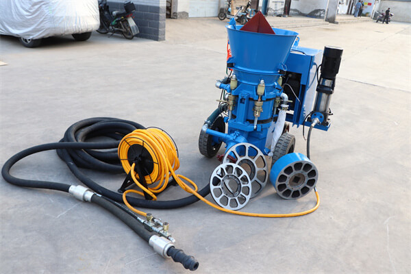 Dry refractory gunning shotcrete machine for sale