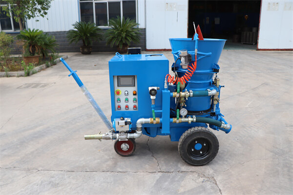 Dry refractory gunning shotcrete machine for sale