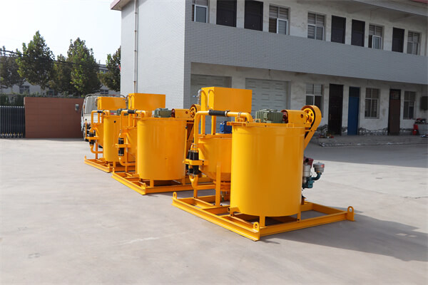 Hydraulic grout mixer machine for cement mixing