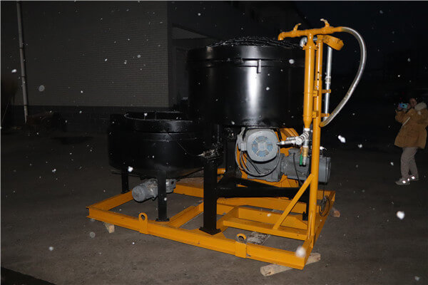 foaming concrete machine with pump