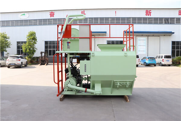 Residential hydraulic hydroseeding grass machine for mine