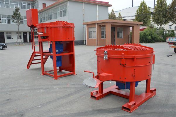 500kg concrete refractory mixer castable pan machine	