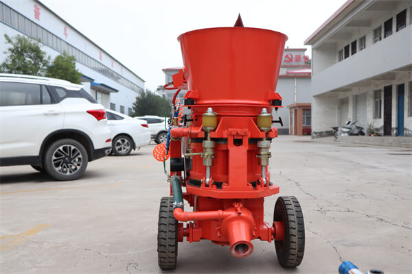 Coal mine dry mix refractory spraying gunite machine