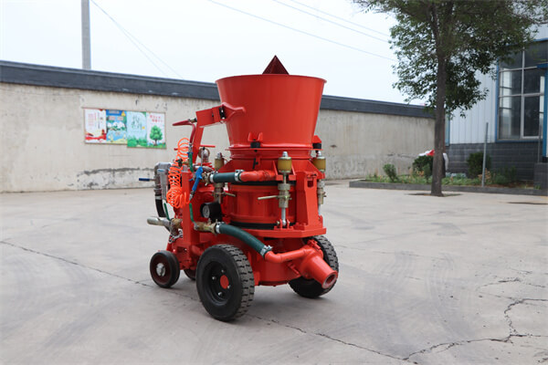 Coal mine dry mix refractory spraying gunite machine