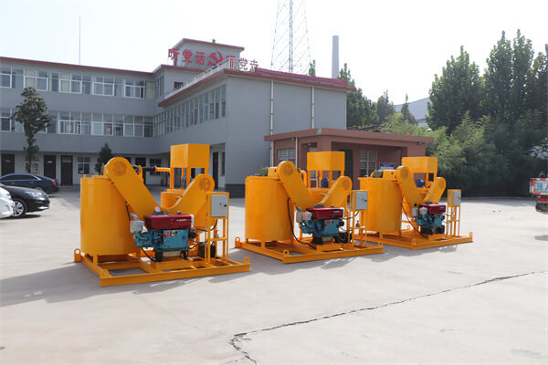 High working efficiency colloidal grout mixer for drill