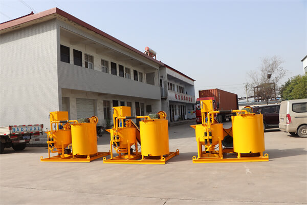 High working efficiency colloidal grout mixer for drill