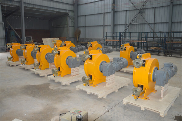 Lightweight concrete peristaltic hose pump for sale 